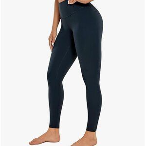 CRZ yoga Naked Feeling High Waist 28 inch Leggings Navy Blue Size Small.